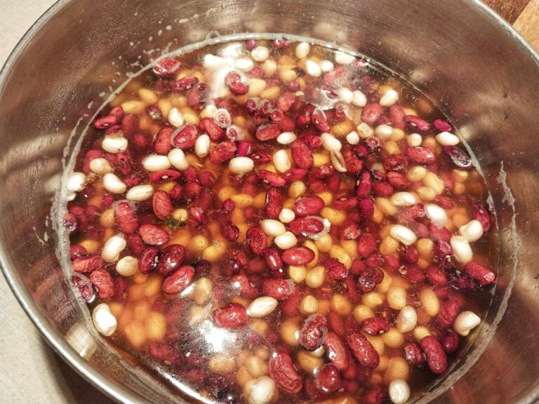 soaking beans